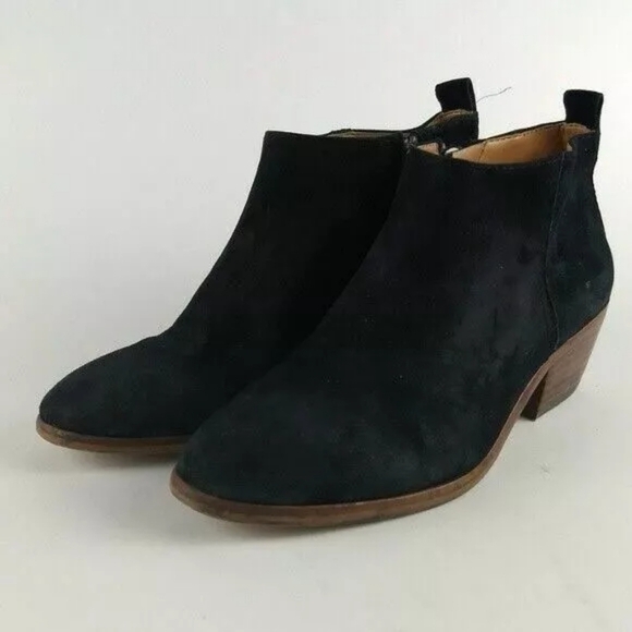 J. Crew Shoes - J. Crew Sawyer ankle boots sz 8.5 black suede booties